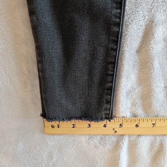 Sam Edelman "The Stiletto" High Rise Skinny Black  Raw Hem Size 27 - Picture 6 of 9